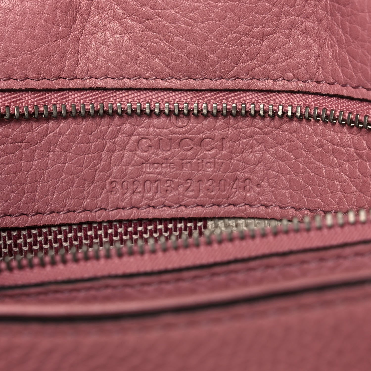 Gucci Cellarius Calfskin Medium Bamboo Daily Top Handle Bag Carmine Rose 5 of 13