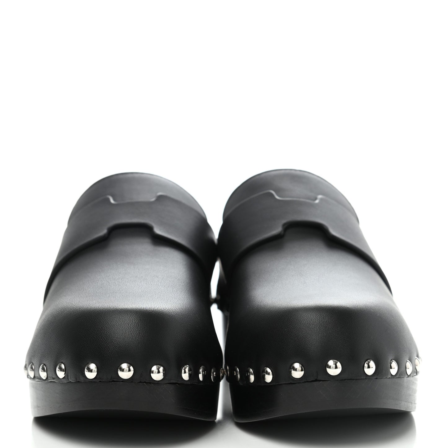 Calfskin Calya Mules 36 Black