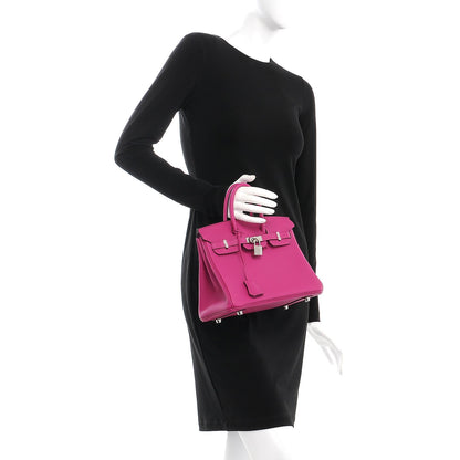 Hermes Togo Birkin 25 Rose Pourpre 2 of 37