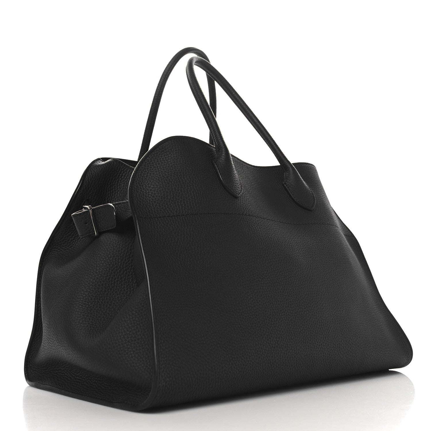 The Row Matte Grained Calfskin Soft Margaux 15 Black 2 of 13