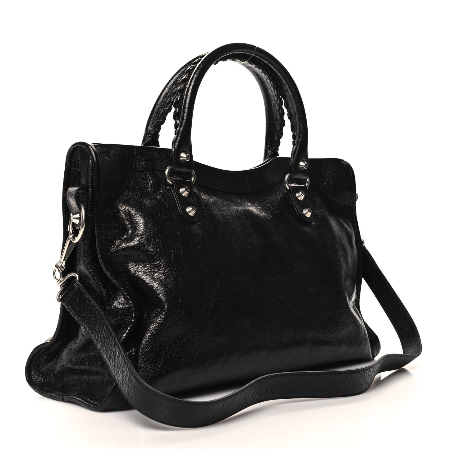 Agneau Arena Silver Hardware Medium Le City Black