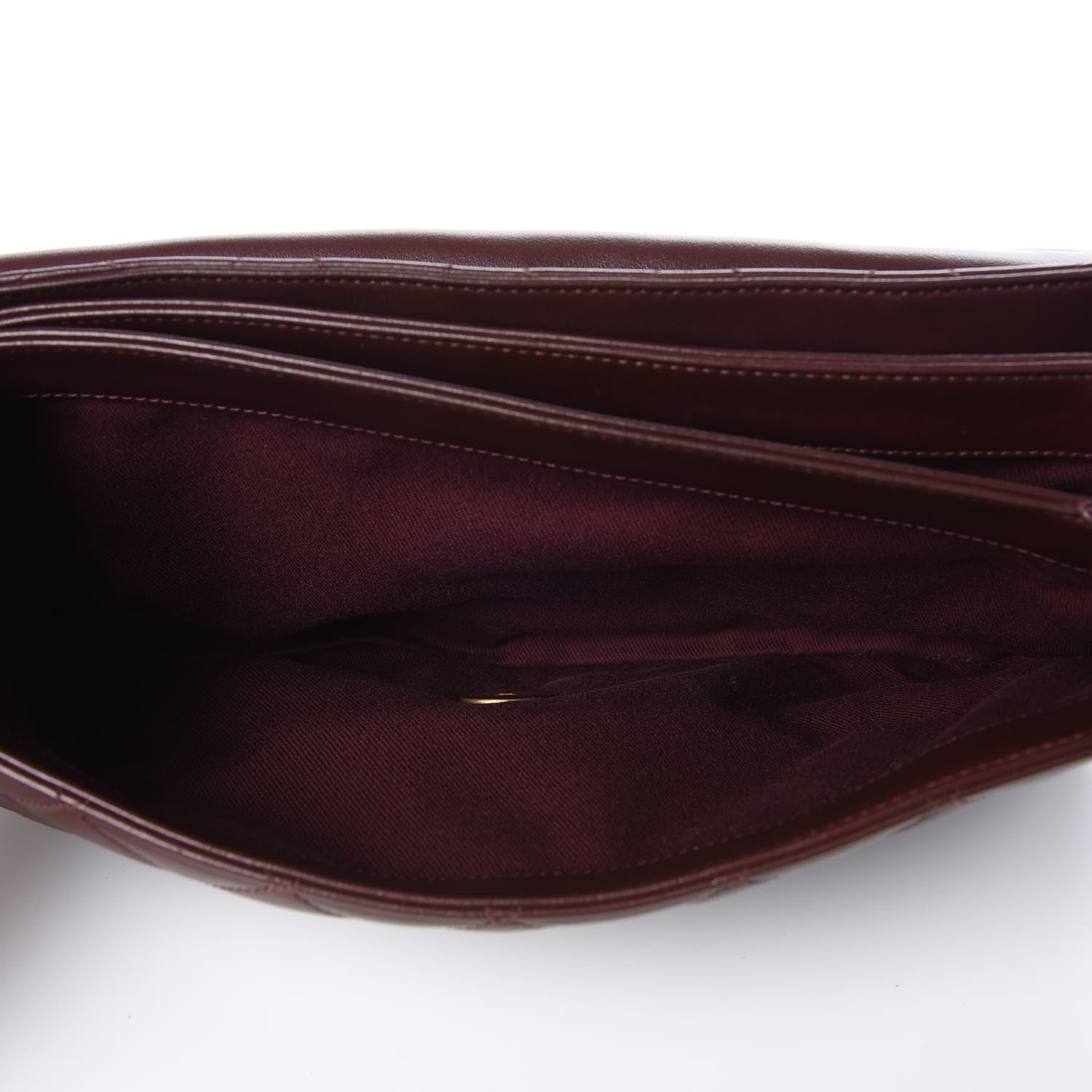 Chanel Calfskin Quilted Jumbo Soft Elegance Flap Bordeaux 9 of 12
