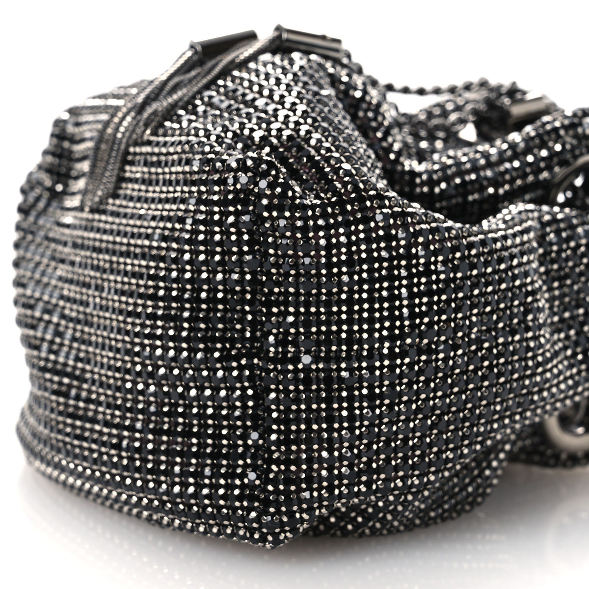 Jimmy Choo Mesh Crystal Bon Bon Bag Black 10 of 10