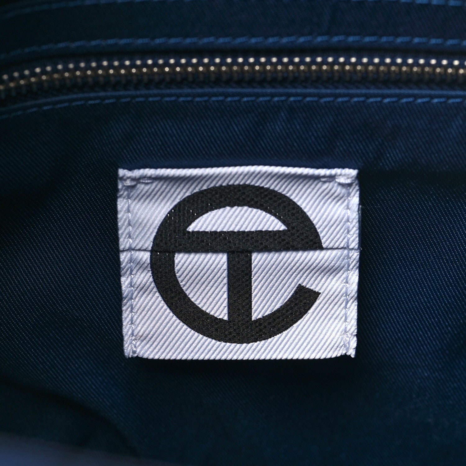 Telfar Metallic Vegan Leather Medium Shopping Bag Cobalt 6 of 9