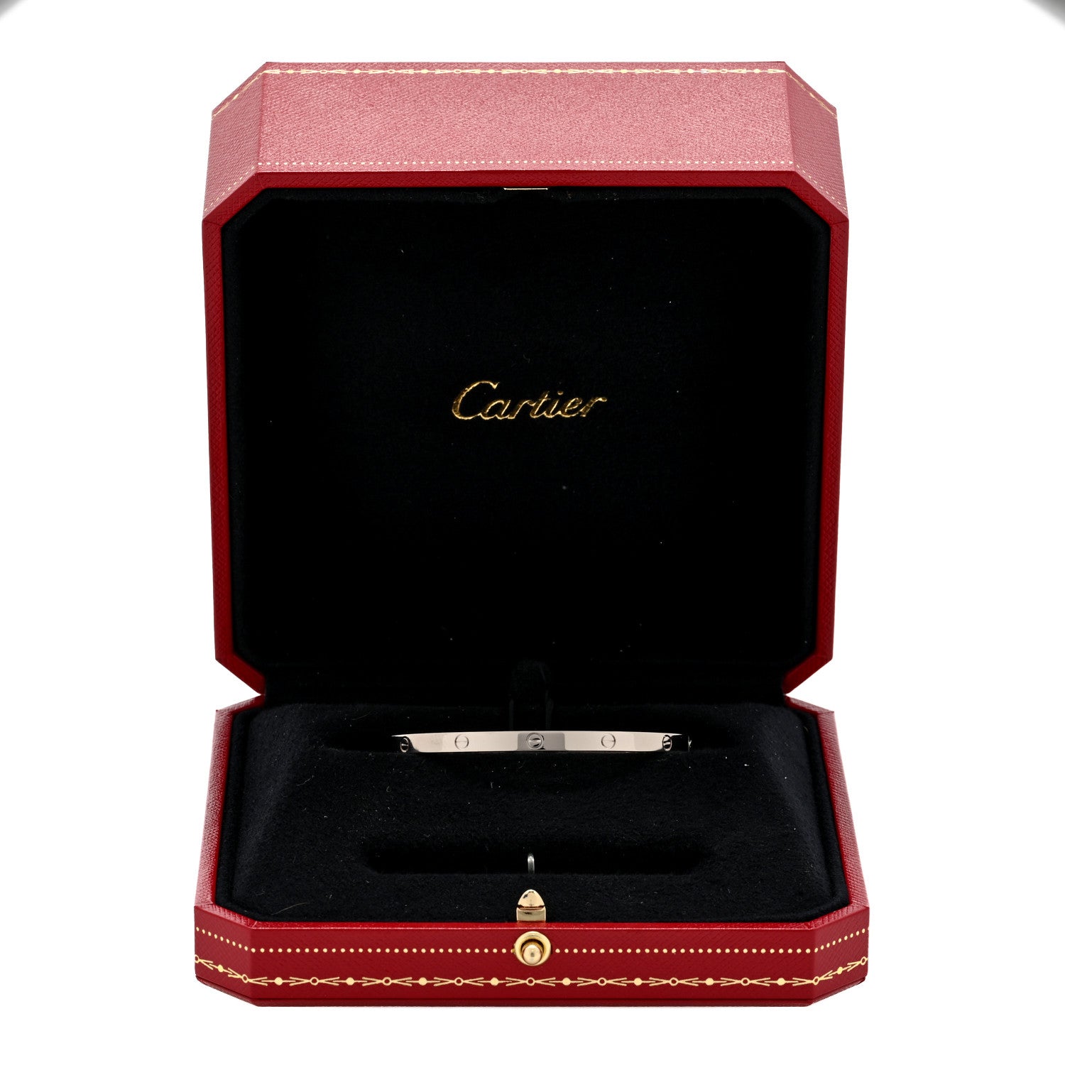 Cartier 18K White Gold Small LOVE Bracelet 16 4 of 4