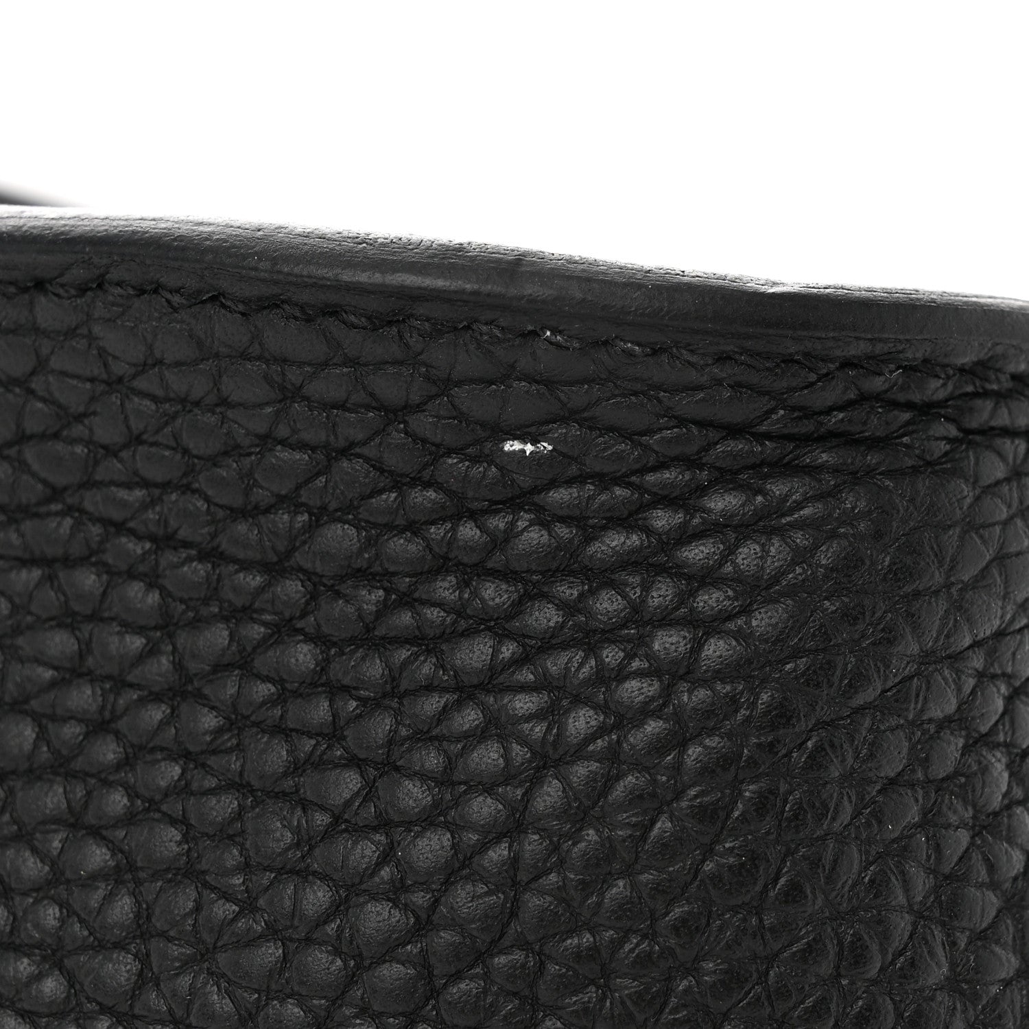Hermes Taurillon Clemence Halzan 31 GM Black 11 of 14