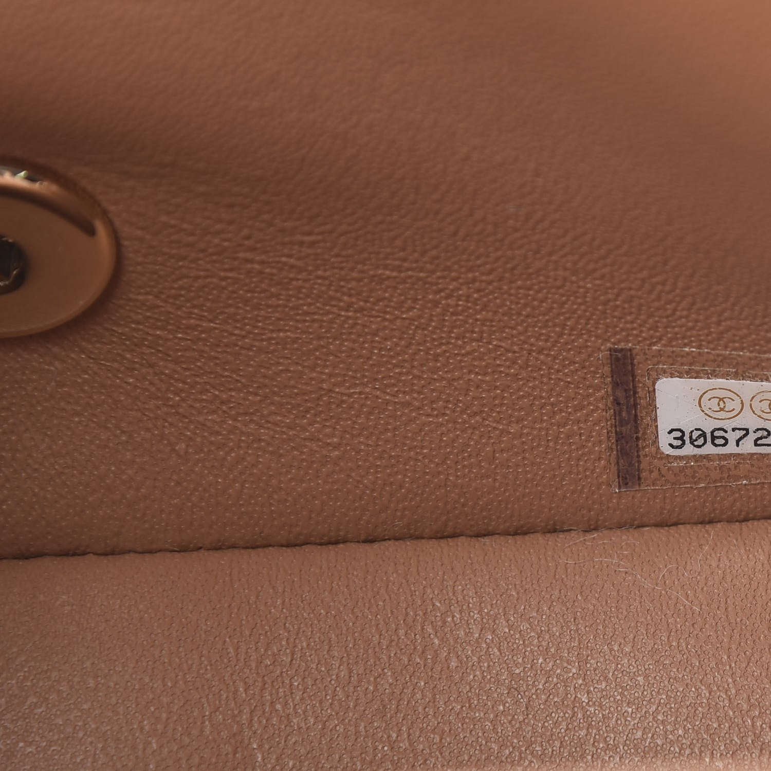 Chanel Lambskin Quilted Mini Rectangular Flap Brown 8 of 11