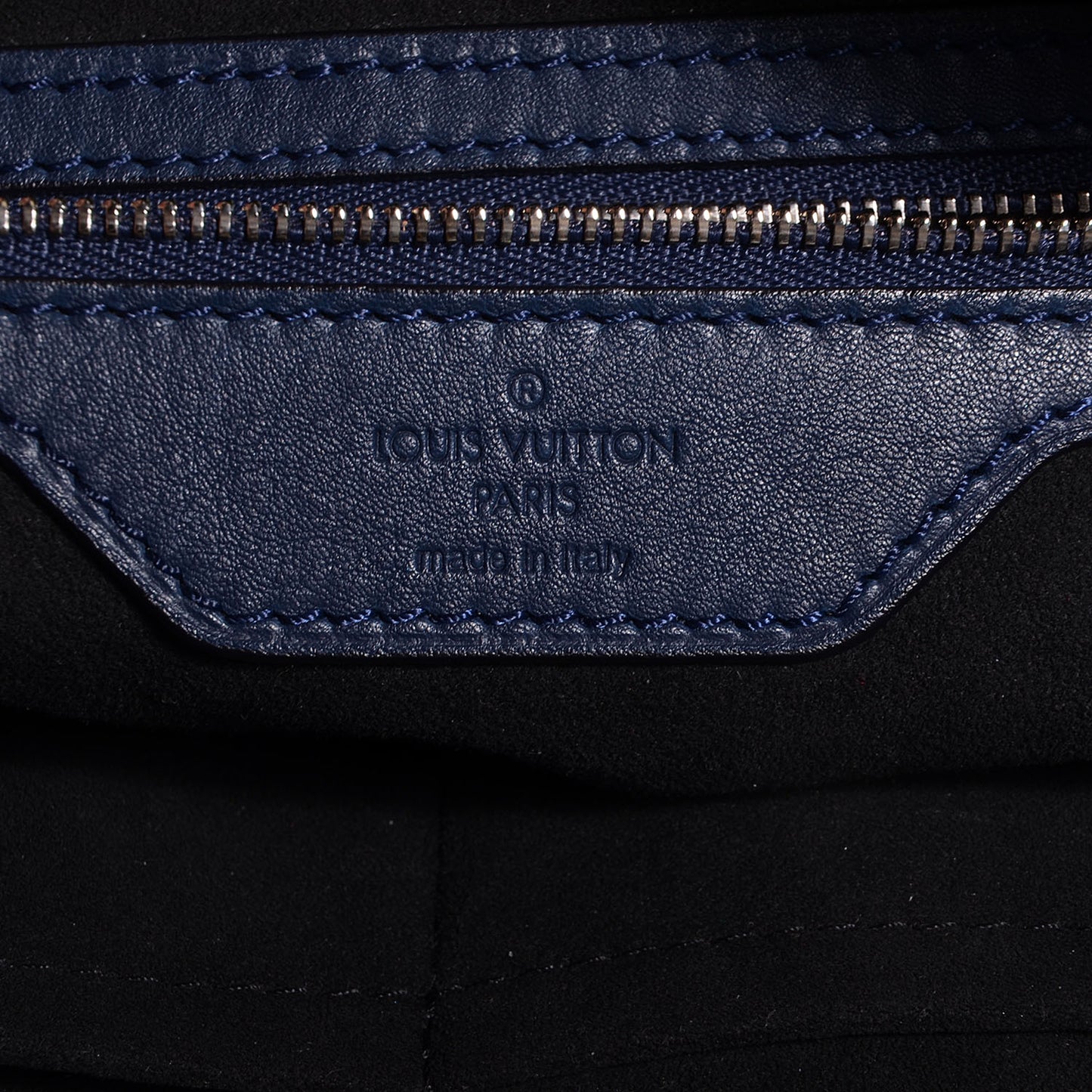 Lambskin Monogram Antheia Ixia MM Indigo