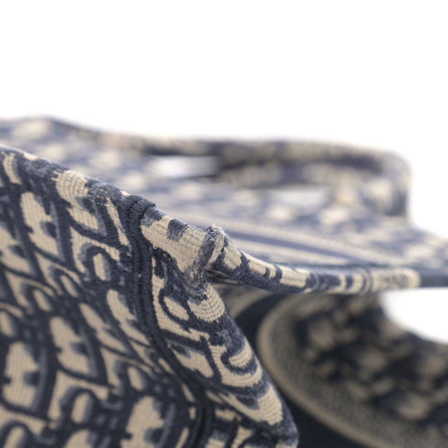 Christian Dior Oblique Medium Book Tote Blue Multicolor 8 of 12