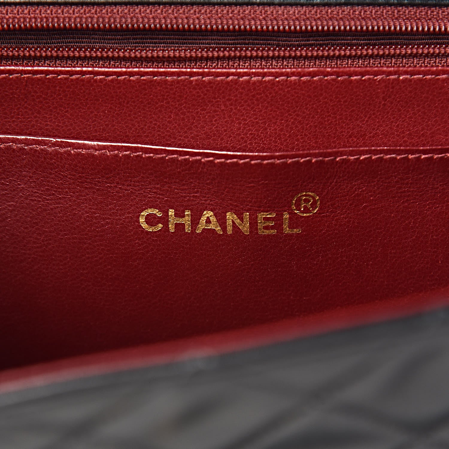 Chanel Lambskin Quilted XL Jumbo Single Flap Black 6 of 13