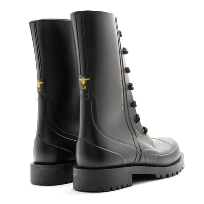 Christian Dior Rubber Diorcamp Low Boots 37 Black 4 of 16