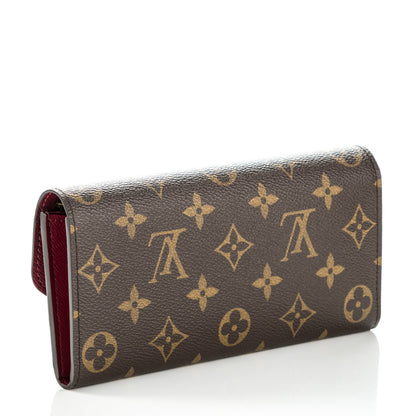 Louis Vuitton Monogram Emilie Wallet Fuchsia 3 of 7