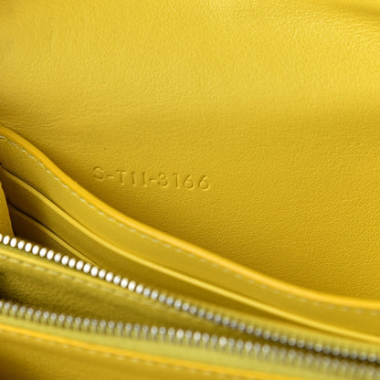 Celine Drummed Calfskin Large Multifunction Flap Wallet Souris 8 of 10