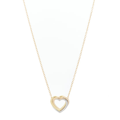 Cartier 18K Pink Yellow White Gold Trinity Heart Necklace 1 of 5