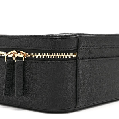 Chanel Caviar Quilted Large CC Filigree Vanity Case Black 11 of 12