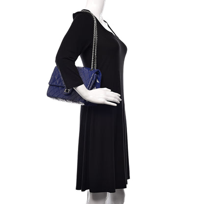 Chanel Patent Caviar Quilted 2.55 Reissue 226 Flap Blue 2 of 10