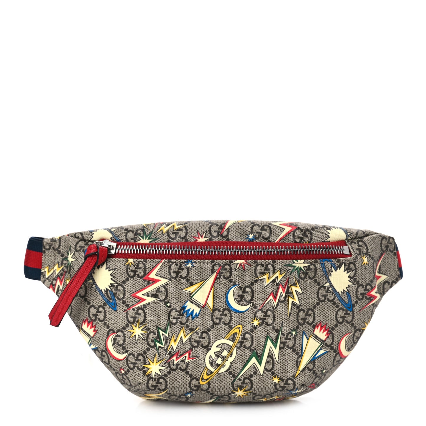 GG Supreme Monogram Childrens Space Print Belt Bag Multicolor