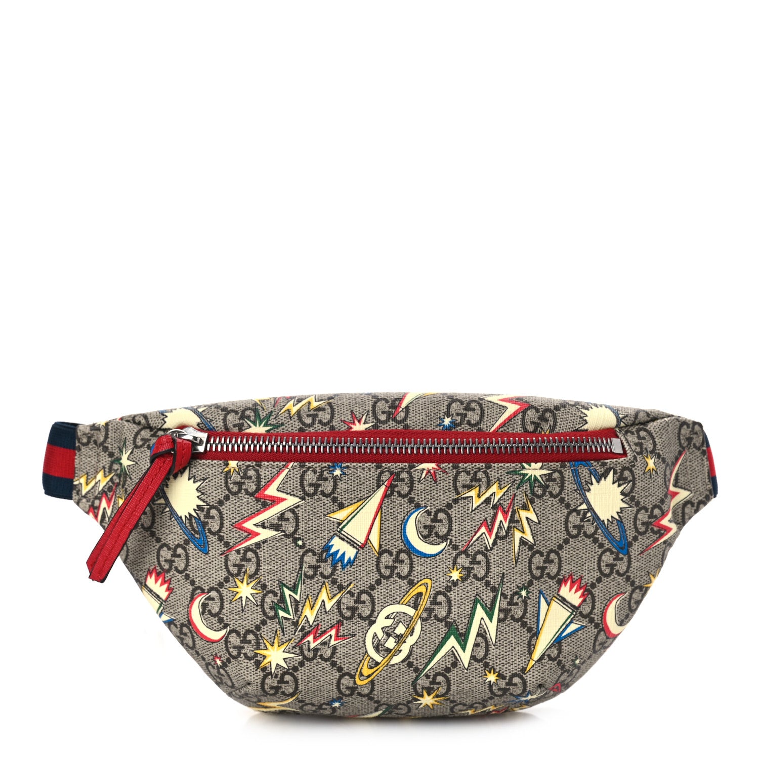 Gucci GG Supreme Monogram Childrens Space Print Belt Bag Multicolor 1 of 9