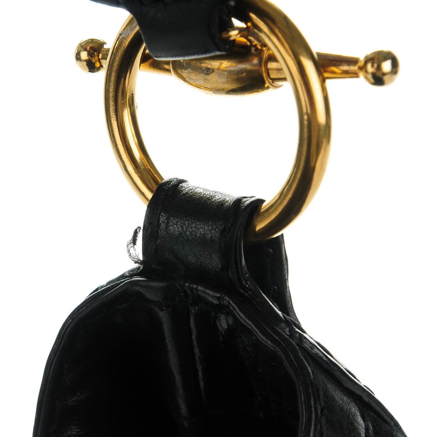 Monogram Large Jockey Hobo Black