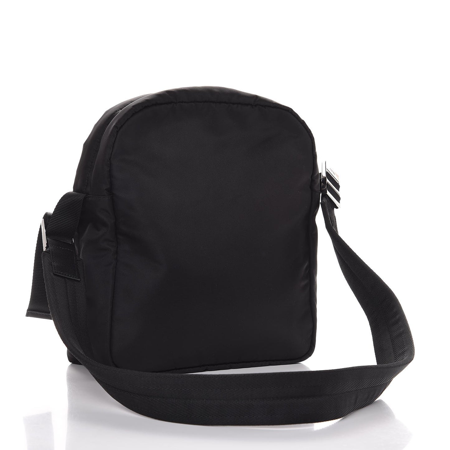 Tessuto Nylon Crossbody Bag Black