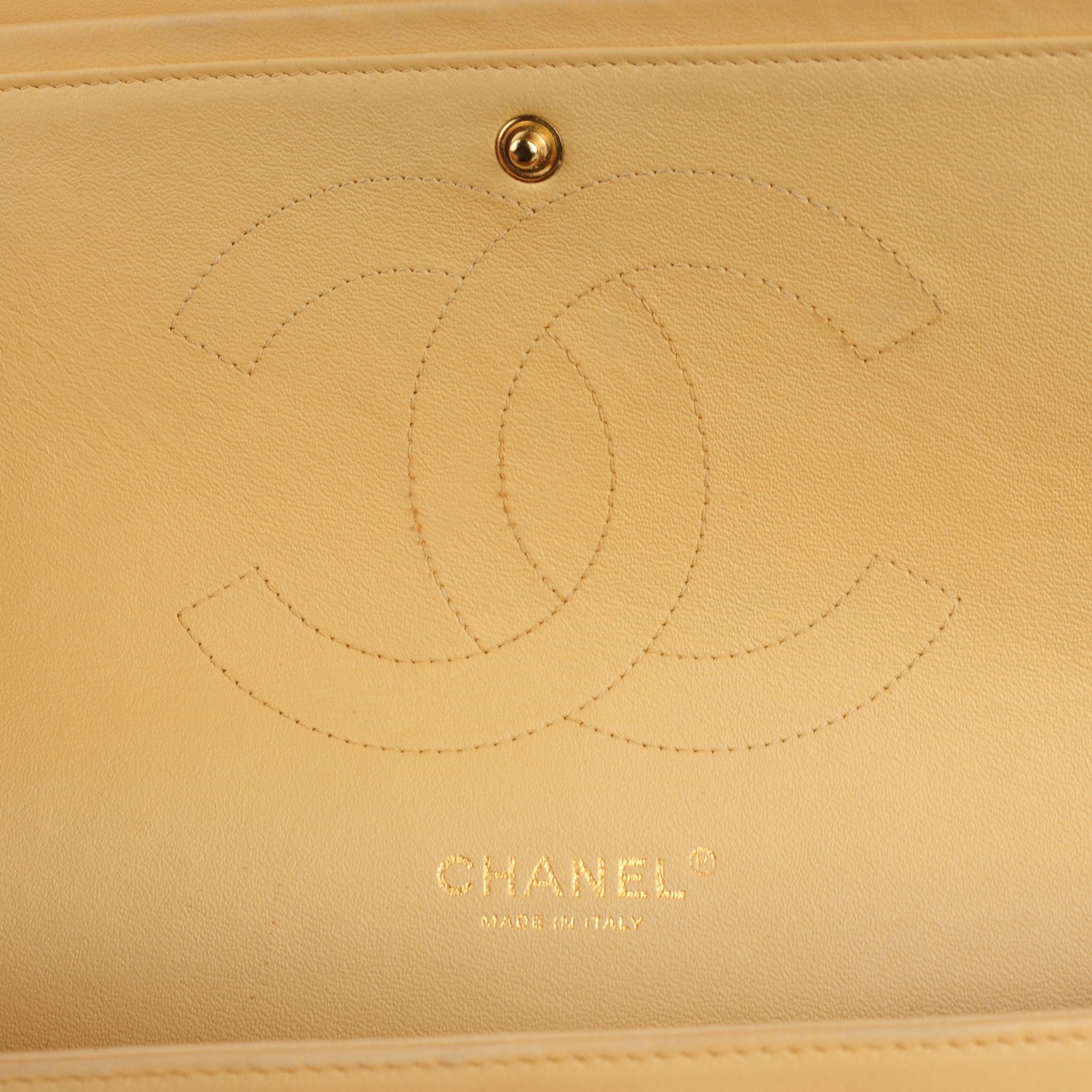 Chanel Lambskin Quilted Jumbo Double Flap Beige 6 of 8