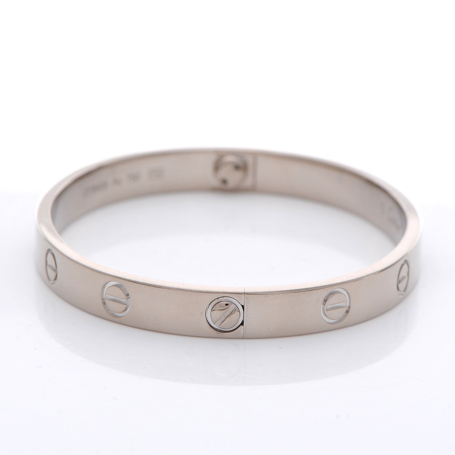 Cartier 18K White Gold LOVE Bracelet 16 3 of 6