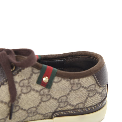 Gucci GG Supreme Monogram Low Top Sneakers 37 Brown 9 of 9