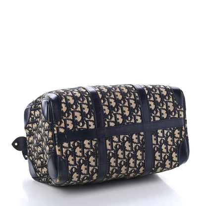 Christian Dior Monogram Boston Navy Blue 3 of 4