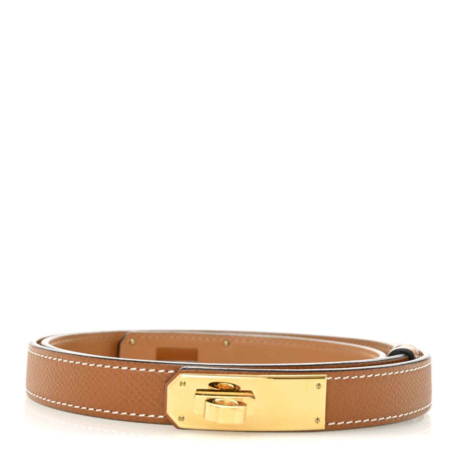 Hermes Epsom Kelly Belt Gold 1 of 5