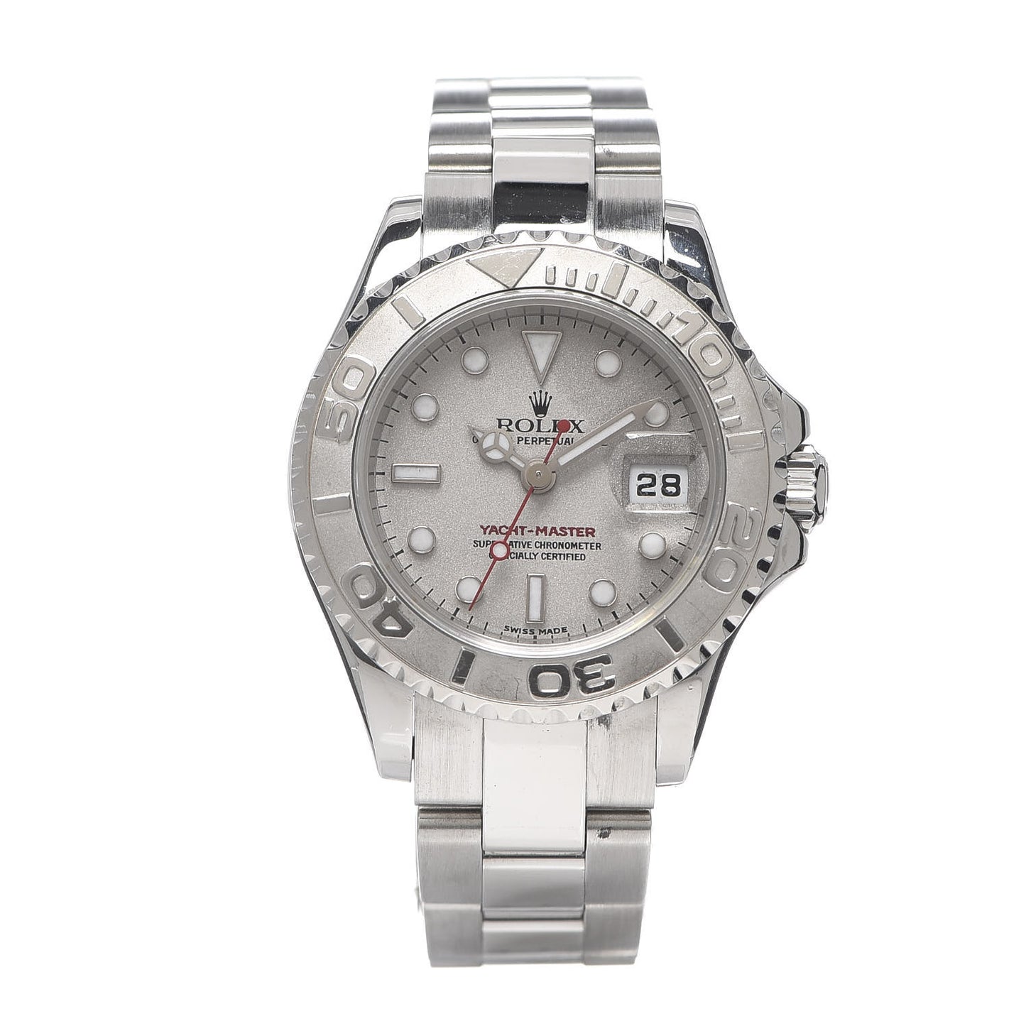 Stainless Steel Platinum 29mm Yacht-Master Watch Silver 169622