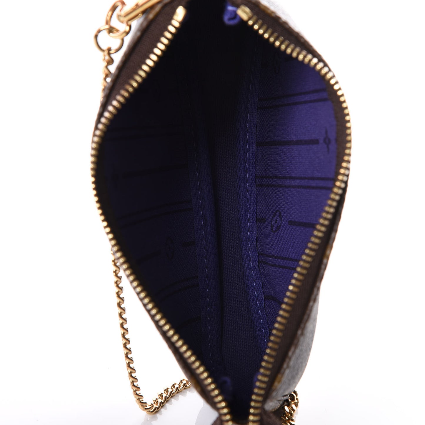 Monogram My LV Heritage Mini Pochette Accessories Violet Blue Clair