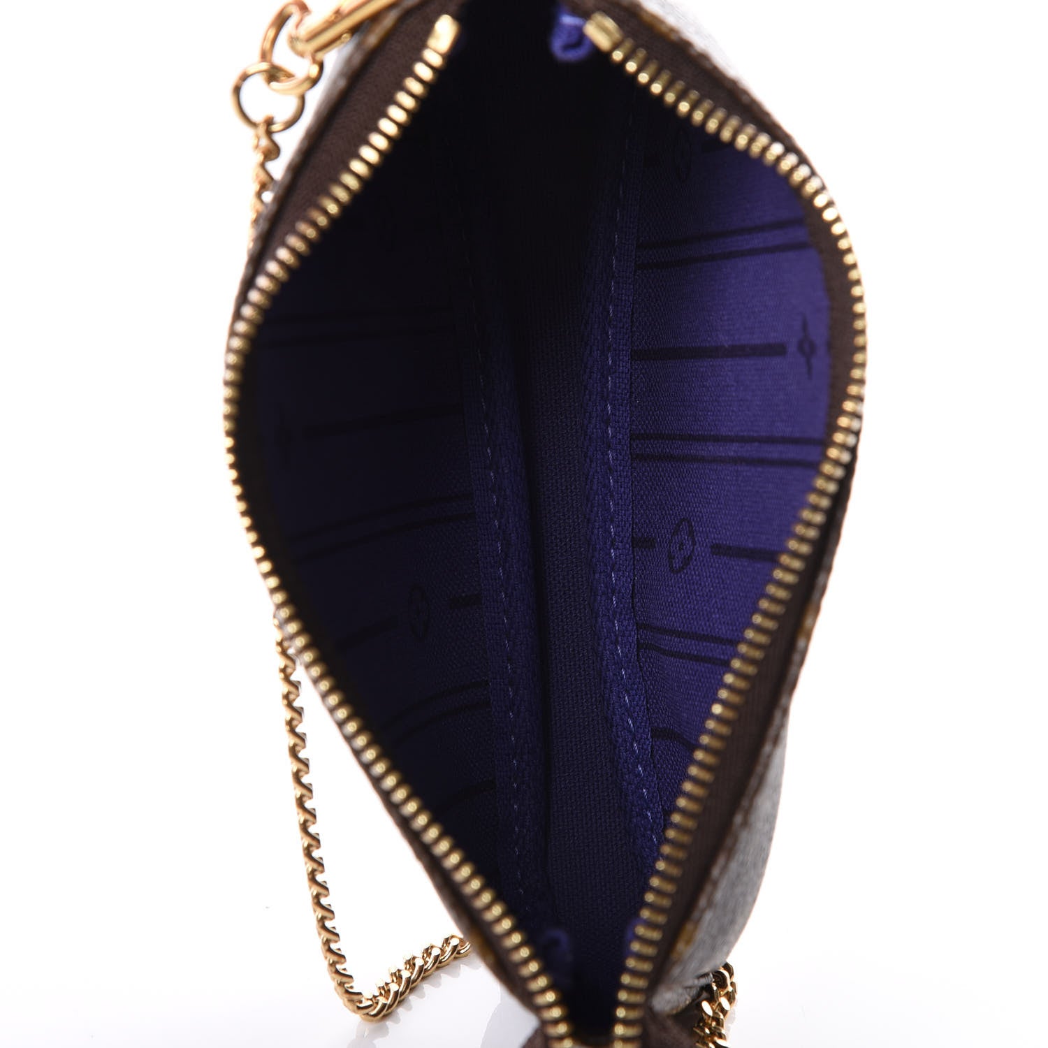 Louis Vuitton Monogram My LV Heritage Mini Pochette Accessories Violet Blue Clair 5 of 6
