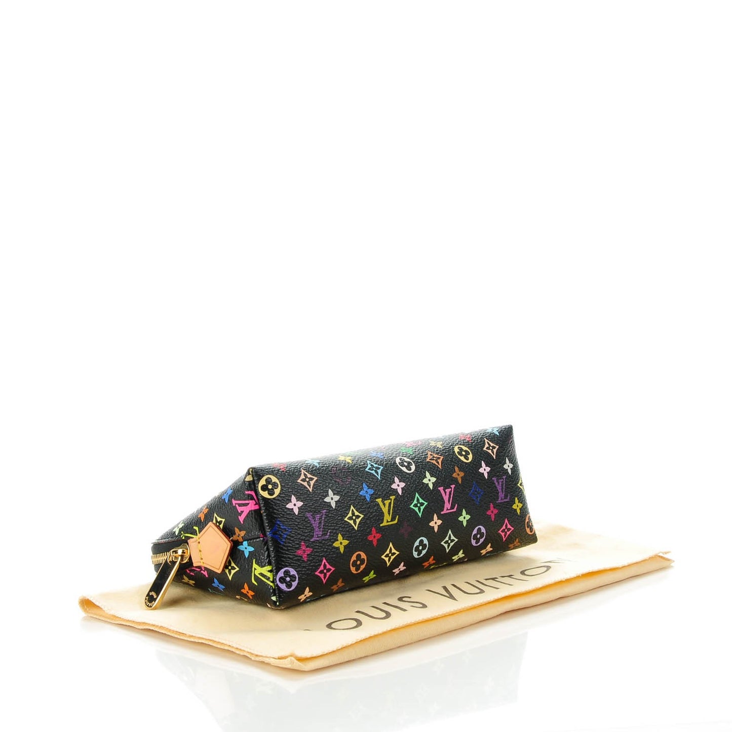 Monogram Multicolor Cosmetic Pouch Black Grenade