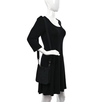 Hermes Taurillon Clemence Evelyne TPM Black 2 of 10