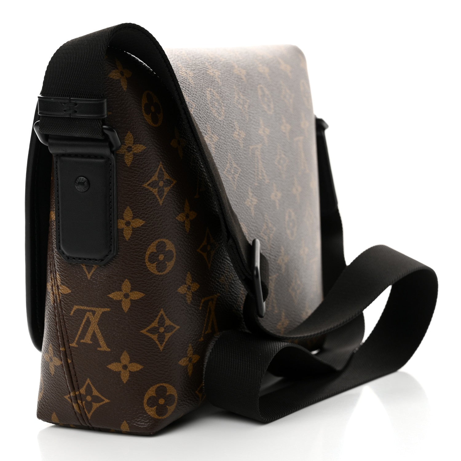 Louis Vuitton Monogram Macassar Magnetic Messenger 3 of 10