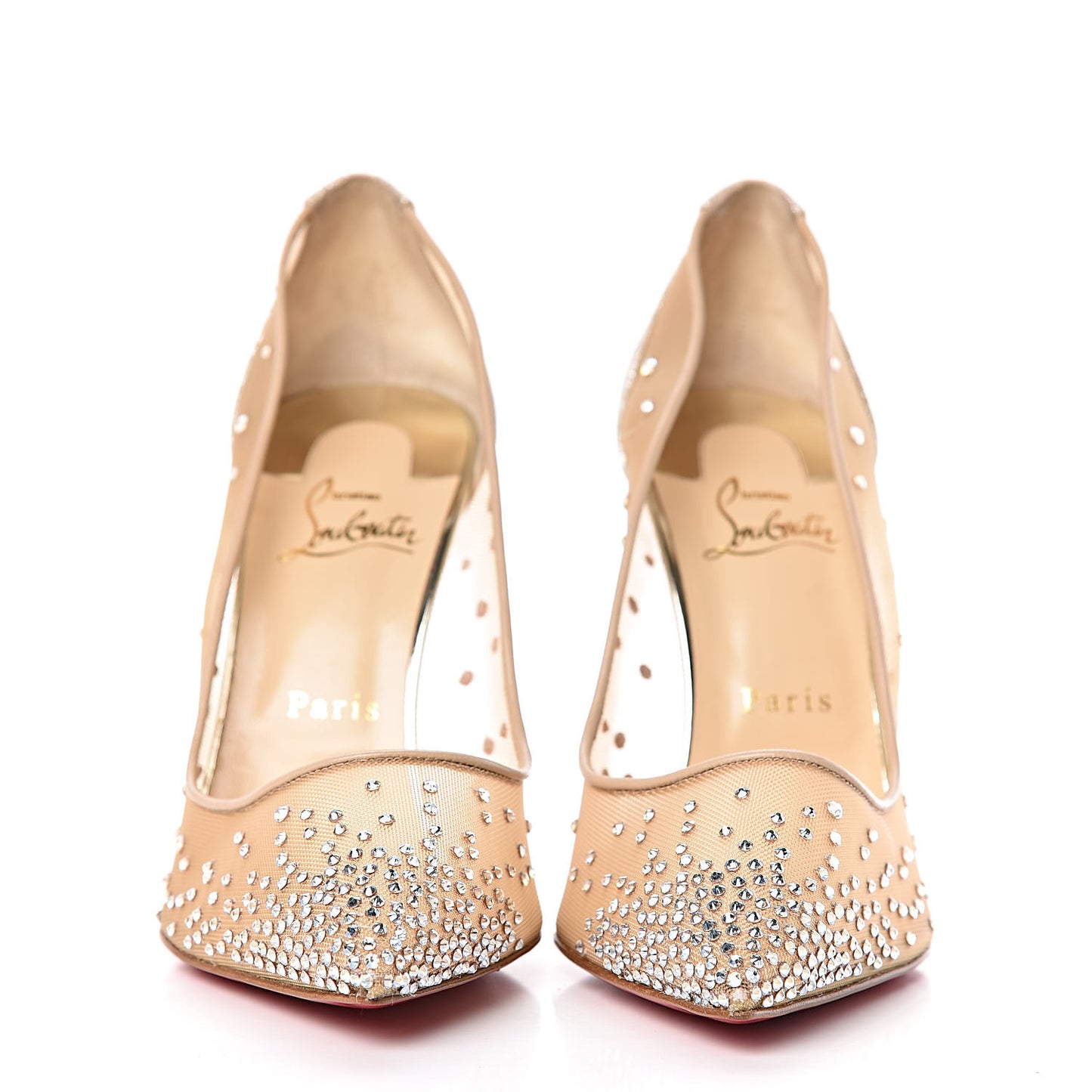 Rete Glitter Mini Specchio Strass Follies 100 Pumps 40 Crystal Moonlight