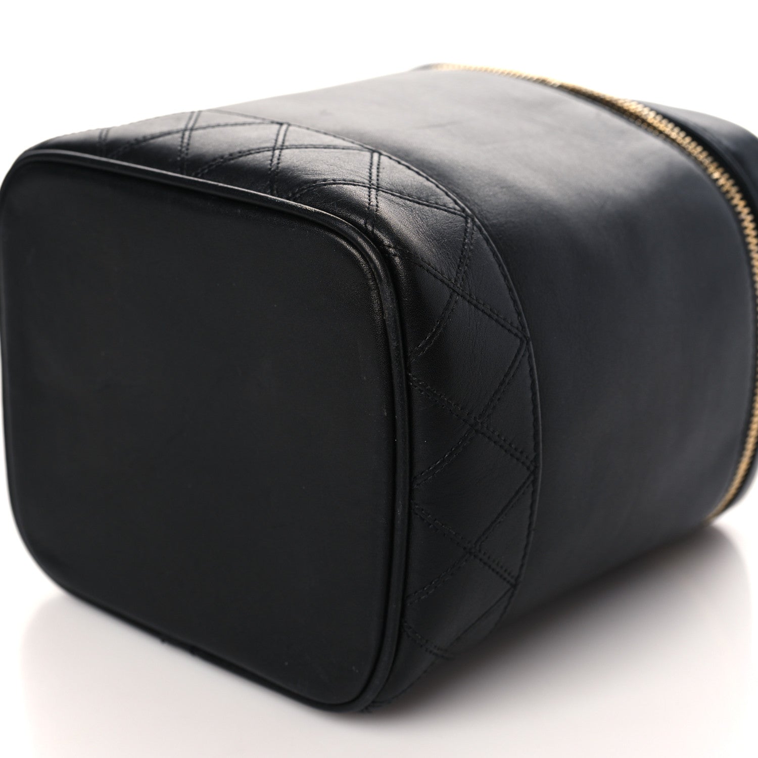 Chanel Lambskin Vanity Cosmetic Bag Black 10 of 10