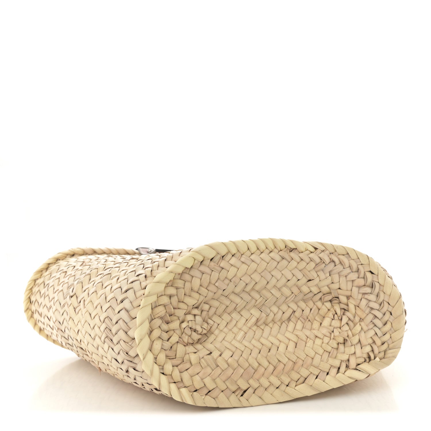 Loewe Raffia Basket Tote Bag Natural Tan 4 of 9