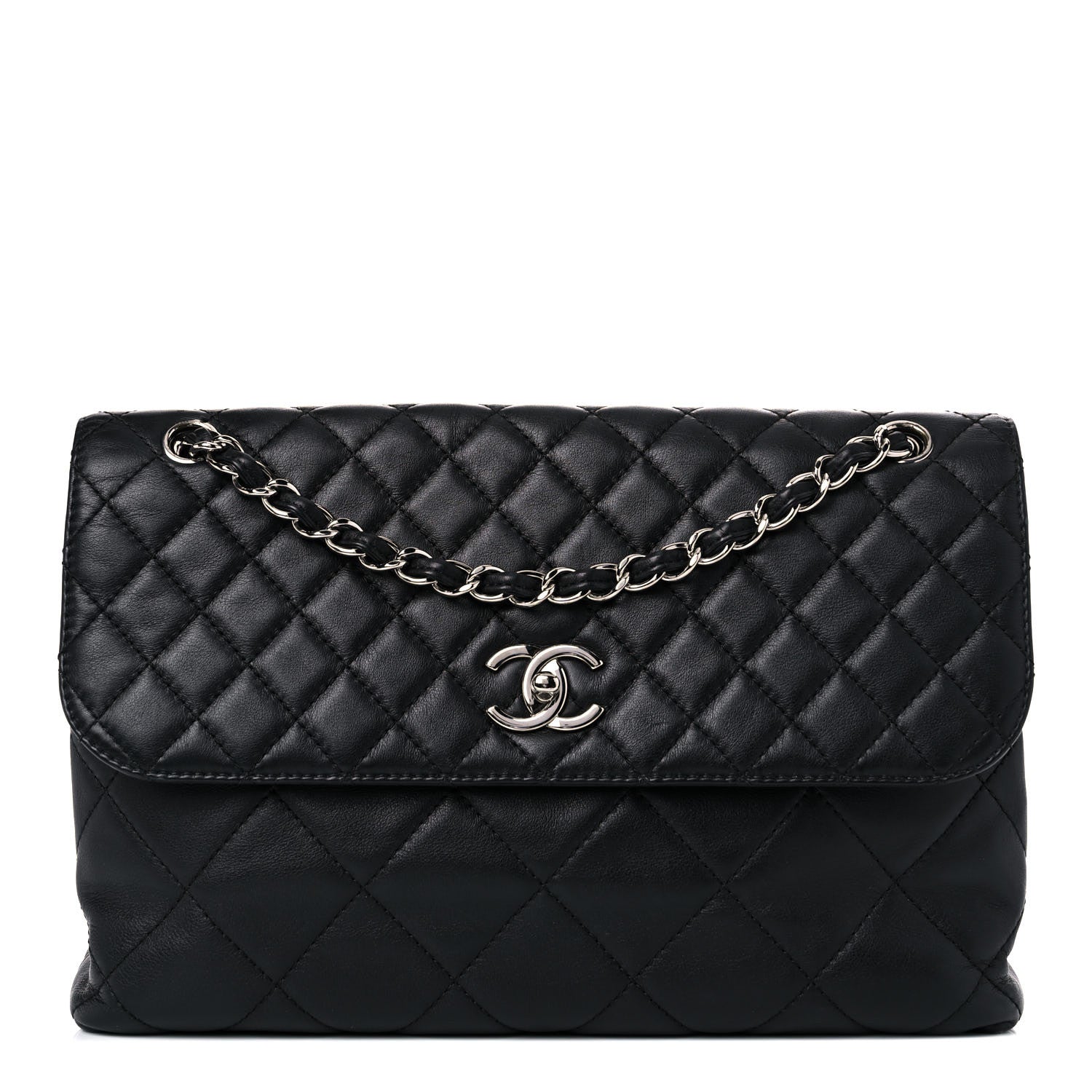 Chanel Calfskin Quilted In The Business Flap Bag Black 1 of 19