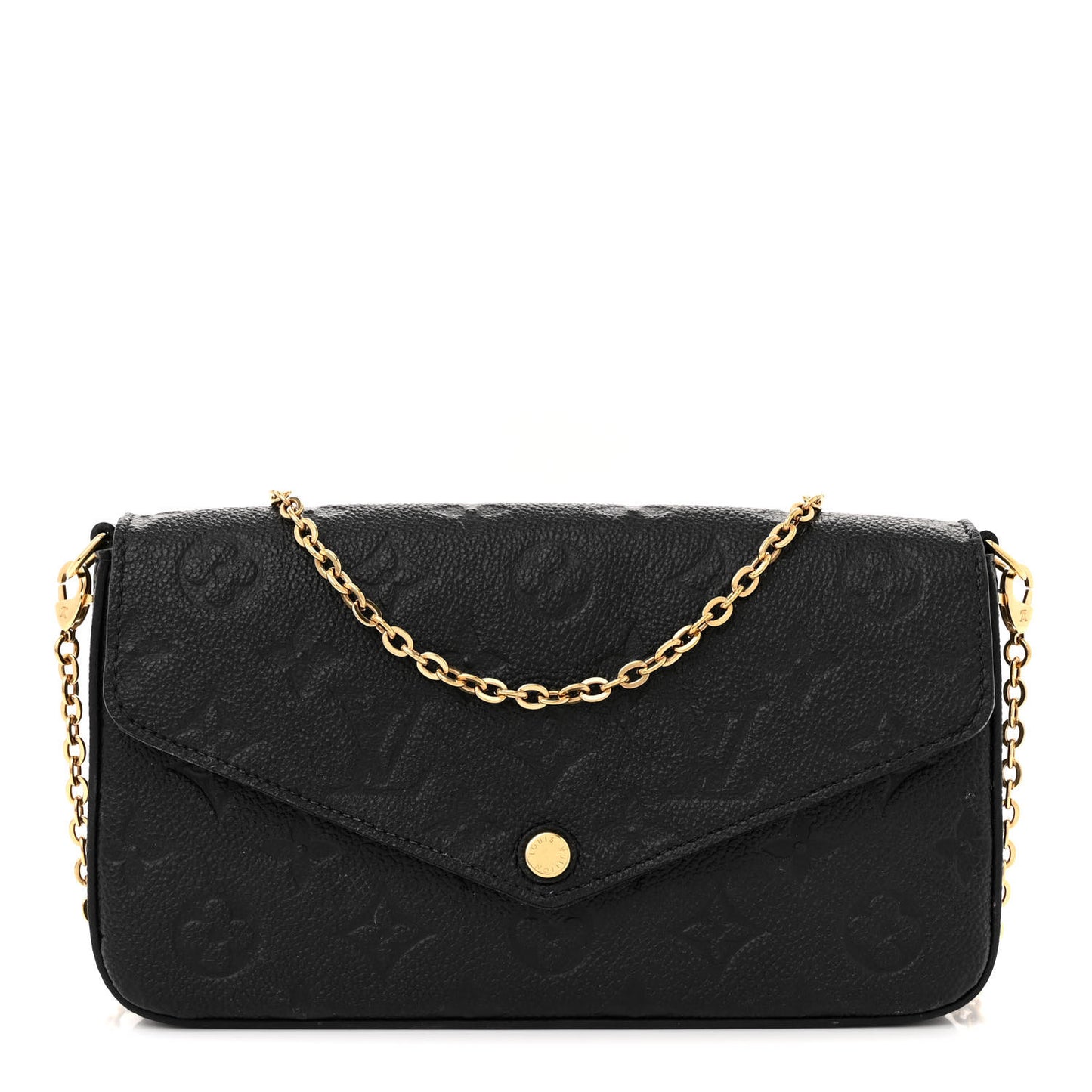 Empreinte Pochette Felicie Chain Wallet Black