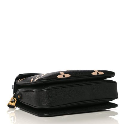 Louis Vuitton Empreinte Monogram Giant Pochette Metis Black Beige 3 of 9