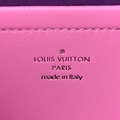 Louis Vuitton Lambskin Embossed Monogram Vuittamins Pochette Coussin Rose Violet 6 of 8