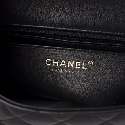 Chanel Lambskin Quilted Mini Rectangular Flap Black 6 of 11