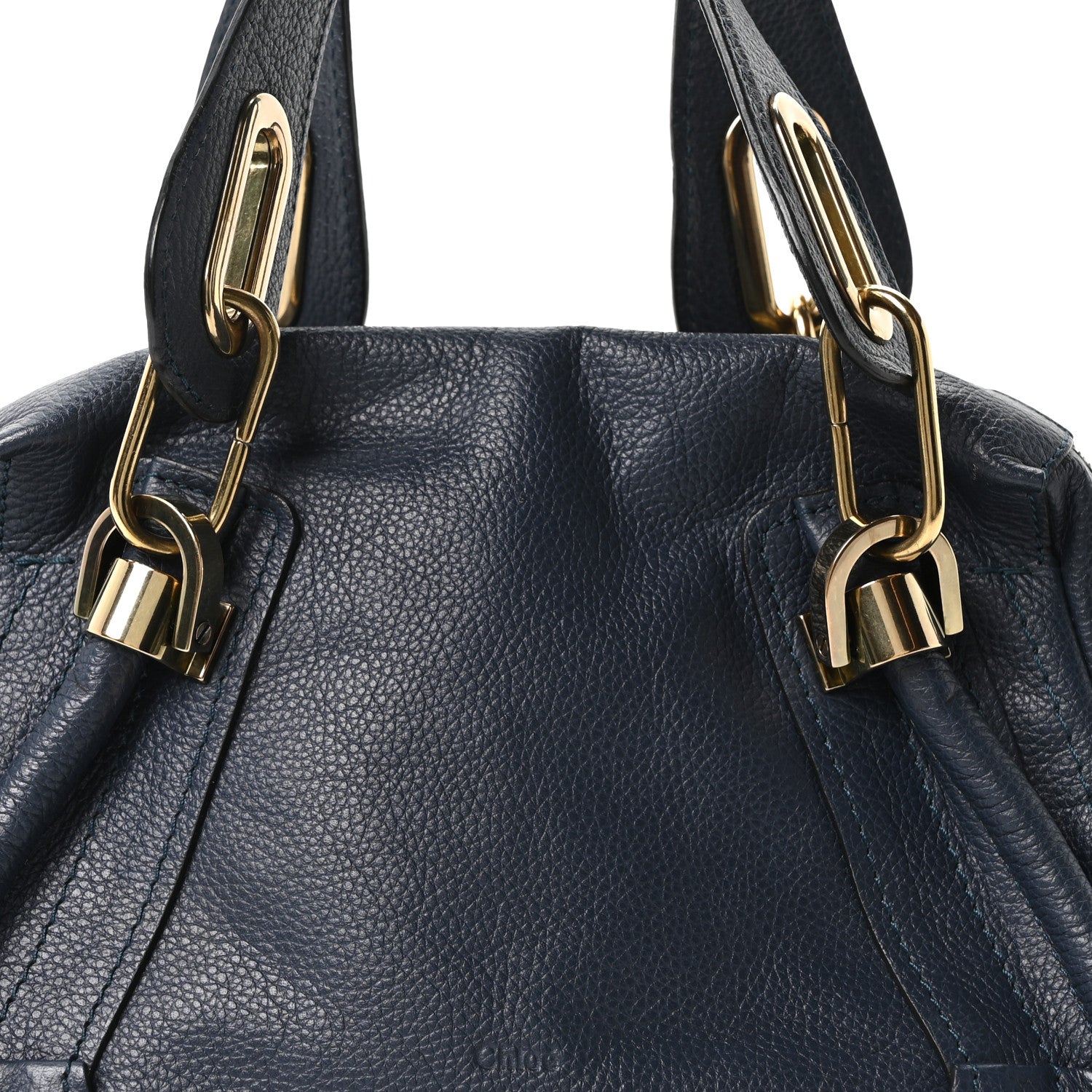Chloe Calfskin Small Paraty Navy 8 of 10