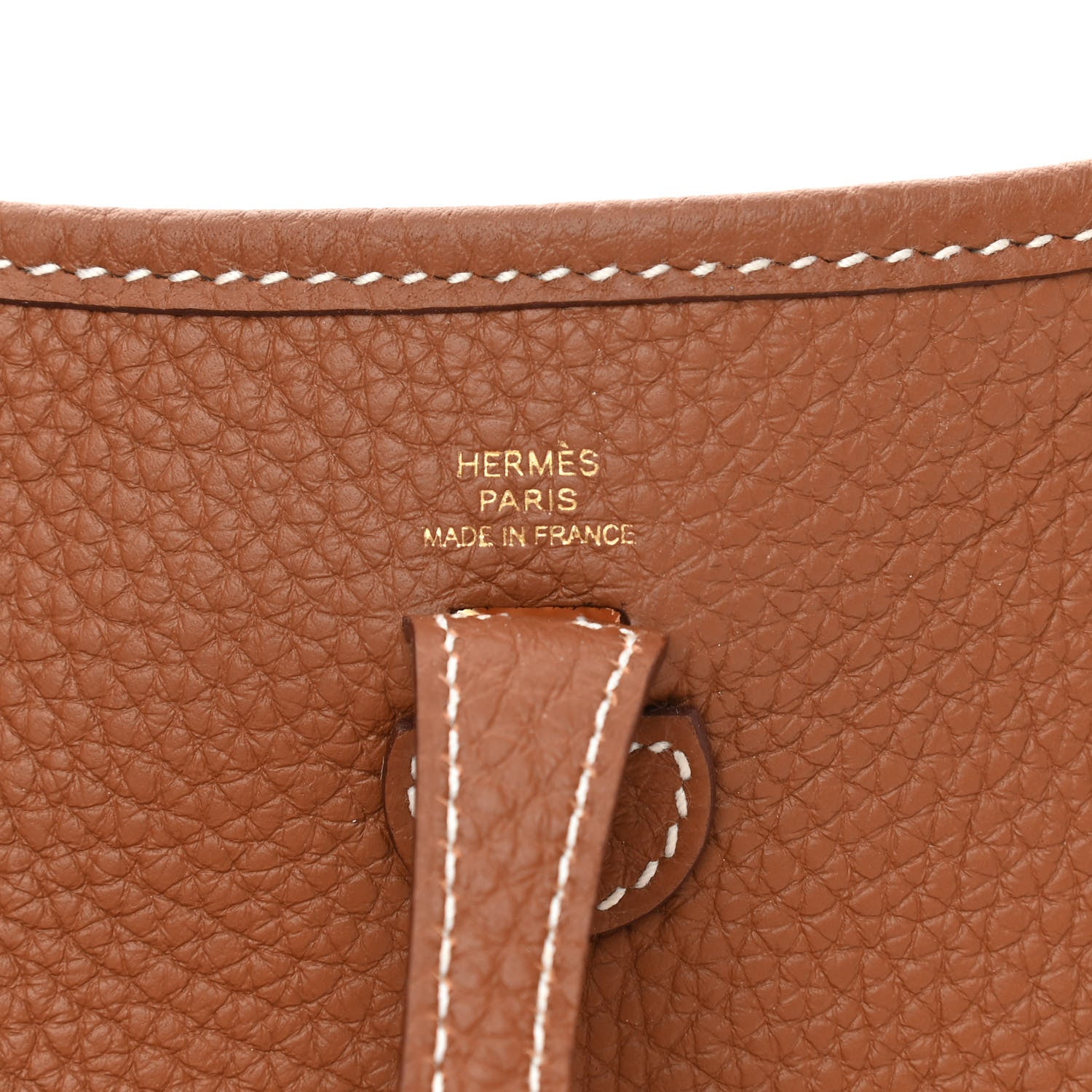 Hermes Taurillon Clemence Evelyne TPM Gold 6 of 11