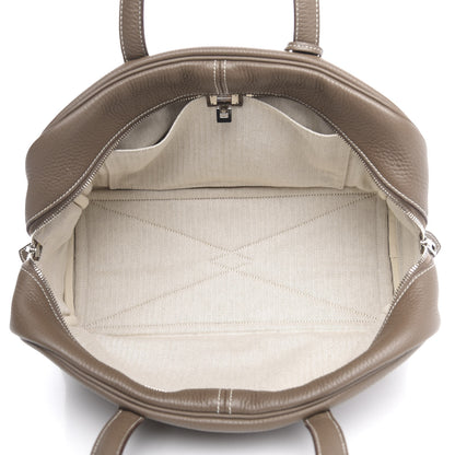 Hermes Taurillon Clemence Victoria II 35 Etoupe 5 of 14