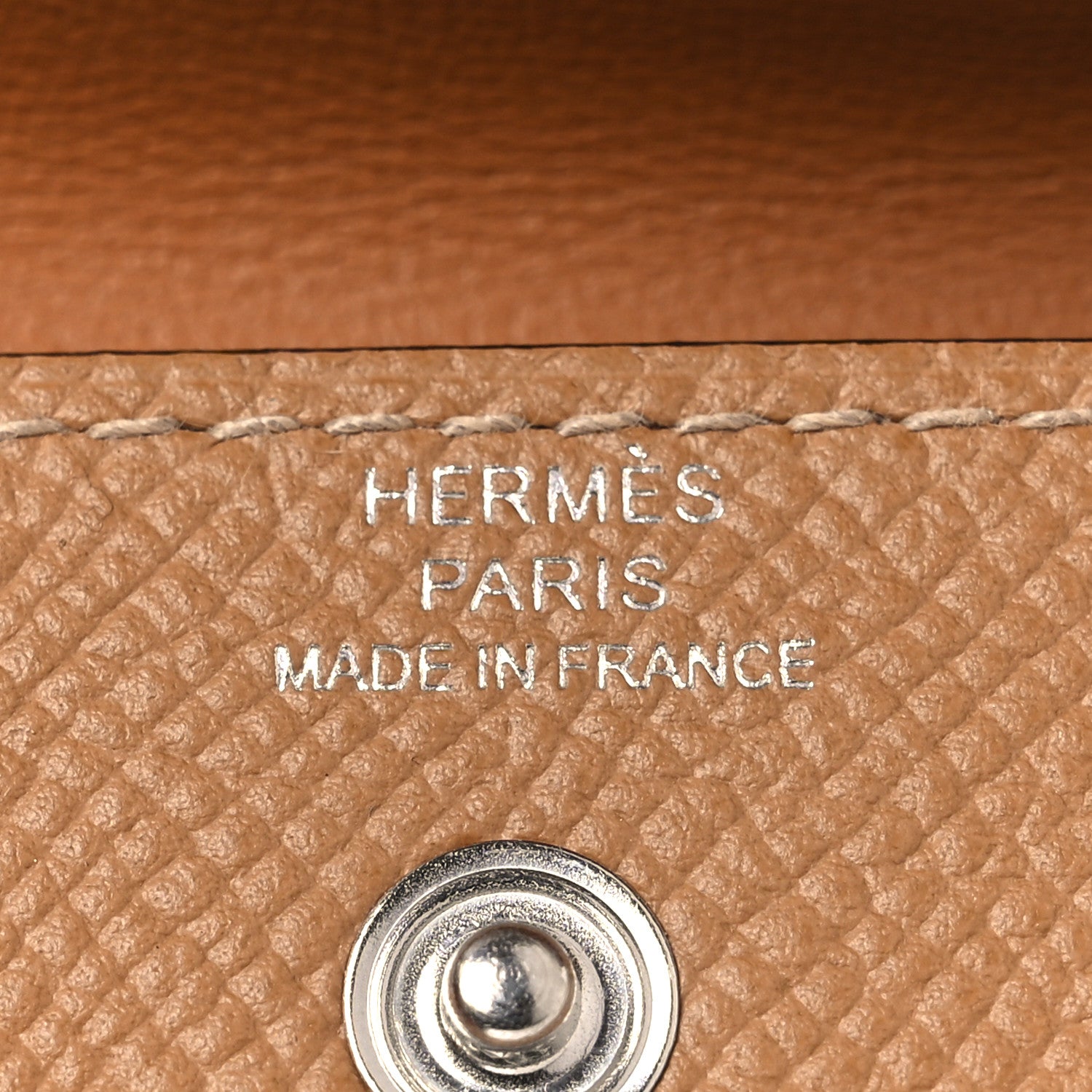 Hermes Epsom Quadrige Kelly Pocket 18 Belt Biscuit 5 of 8