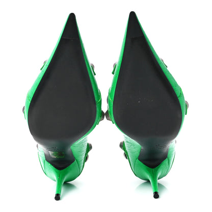 Balenciaga Agneau Arena Cagole 90mm Pumps 40 Vivid Green 5 of 9