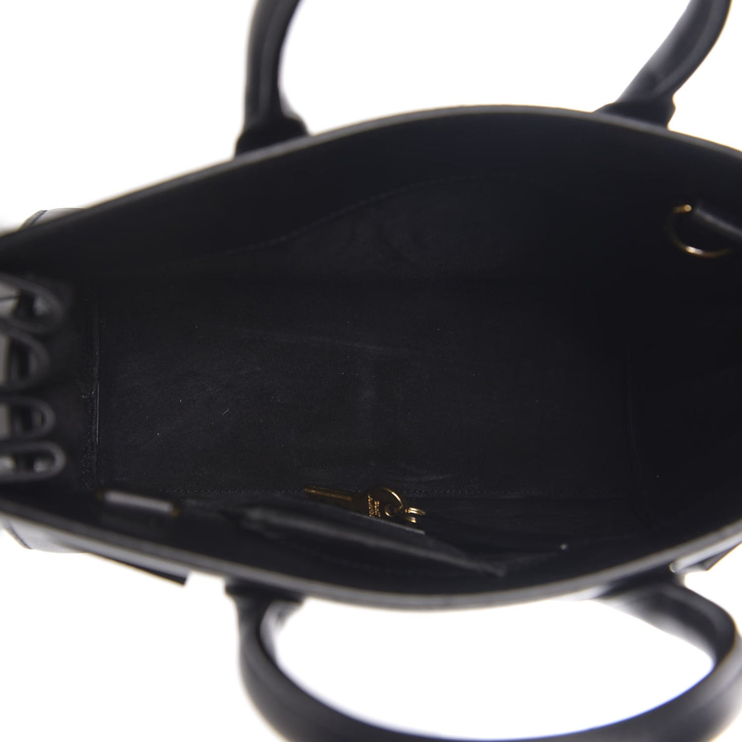 Calfskin Nano Sac De Jour Black