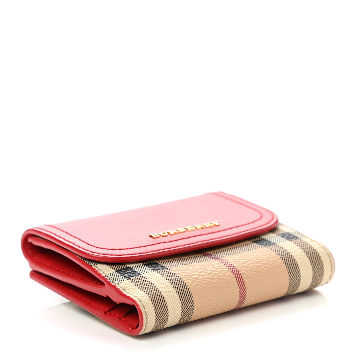 House Check Luna French Wallet Red